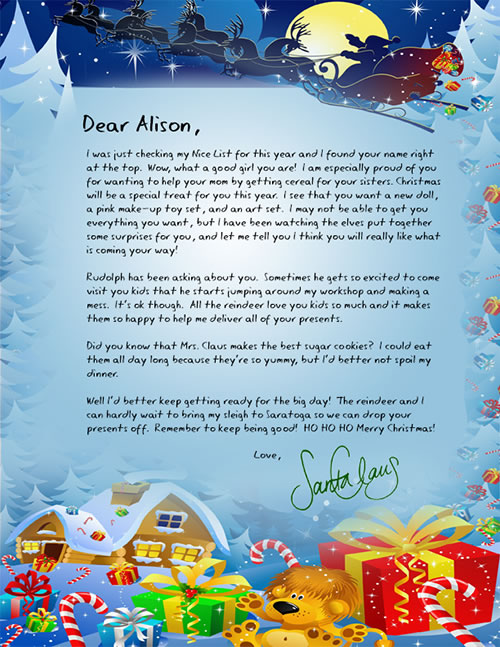 Letter to Santa Claus Christmas Kit for Kids – modernmomlife