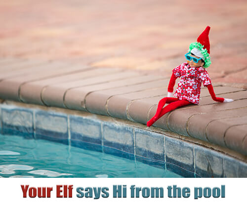 Elf by the Pool